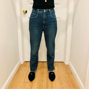 Vintage Alessio polka dots zipped jeans. Size 30